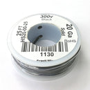HS20-00-25 25FT 20AWG BLACK SOLID Electronic Electrical 300V Wire UL1007 80C