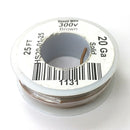 HS20-01-25 25FT 20AWG BROWN SOLID Electronic Electrical 300V Wire UL1007 80C