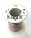 HS18-01-25 25FT 18AWG BROWN SOLID Electronic Electrical 300V Wire UL1007 80C