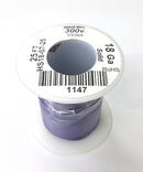 HS18-07-25 25FT 18AWG VIOLET SOLID Electronic Electrical 300V Wire UL1007 80C