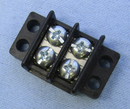 13-1402, Philmore 2 Position Dual Row Terminal Block Barrier Strip ~ 30A @ 300V