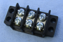 13-1403, Philmore 3 Position Dual Row Terminal Block Barrier Strip ~ 30A @ 300V