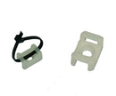 13-300, Philmore Screw Mount Saddle Type Wire Tie Bases ~ (0.354" Max.) 100pc