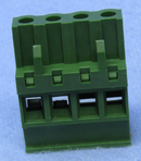 Philmore 13-2504, 4 Position Vertical Female Euro Mag DePluggable Terminal Block