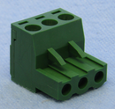 Philmore 13-2603, 3 Position Horizontal Female Euro Mag DePluggable Terminal Block
