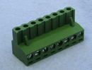Philmore 13-2608, 8 Position Horizontal Female Euro Mag DePluggable Terminal Block