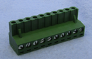 Philmore 13-2610, 10 Position Horizontal Female Euro Mag DePluggable Terminal Block