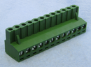 Philmore 13-2612, 12 Position Horizontal Female Euro Mag DePluggable Terminal Block