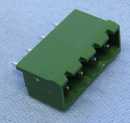 Philmore 13-2704, 4 Position Vertical Male Euro Mag Header Socket, P.C. Mount