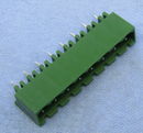 Philmore 13-2708, 8 Position Vertical Male Euro Mag Header Socket, P.C. Mount