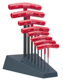 13389, Bondhus 8 Piece Metric T-Handle Hexdriver Set (2.0mm to 10mm) with Stand