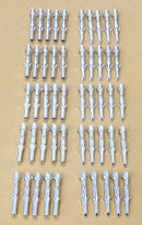 Lot of 25 EACH of Male & Female Molex 0.062" Round Pins - MarVac Electronics