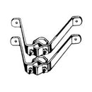 Philmore 15-9033, Wall Mount Antenna Mast Brackets ~ Set of 2