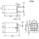 Magnecraft 156-12C200 24 Volt DC Coil, DPDT Relay, 5A @ 240V AC ~ 15612C200