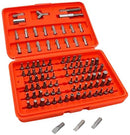 100 Piece 1/4" Drive Chrome Vanadium Screwdriver Bit Set