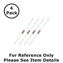 NTE 1W010 10 Ohm, 1 Watt, 2% Flame Retardant Resistors ~ 4 Pack