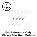 NTE 1W013 13 Ohm, 1 Watt, 2% Flame Retardant Resistors ~ 4 Pack