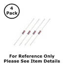 NTE 1W033 33 Ohm, 1 Watt, 2% Flame Retardant Resistors ~ 4 Pack