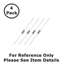 NTE 1W015 15 Ohm, 1 Watt, 2% Flame Retardant Resistors ~ 4 Pack
