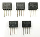 Lot of 5 BR805D 2 Amp 50 Volt Full Wave Bridge Rectifiers 2A 50V