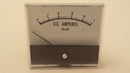 Shurite 7201Z, 0-1 Amp DC Analog Meter ~ 3.5" x 3.0" Panel Face, 2" Round Body