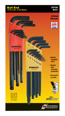 20196 (BLX21), Bondhus Double Pack, Inch & Metric Balldriver Hex Key Sets