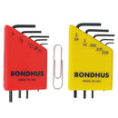 20393 (HLX10MS), Bondhus Double Pack, Short Inch & Short Metric Hex Key Sets