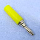 2349A YL, Philmore YELLOW Insulated Male Banana Plug