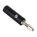 2349G BL, Philmore BLACK Insulated Male Banana Plug