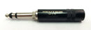 NP3TB-B, Neutrik 1/4" 3 Conductor Mil-Style Male Plug w/Black Metal Handle