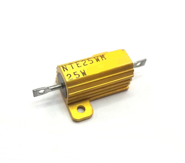 NTE 25WM175, 750 Ohm 1% 25 Watt Metal Power Resistor 25W