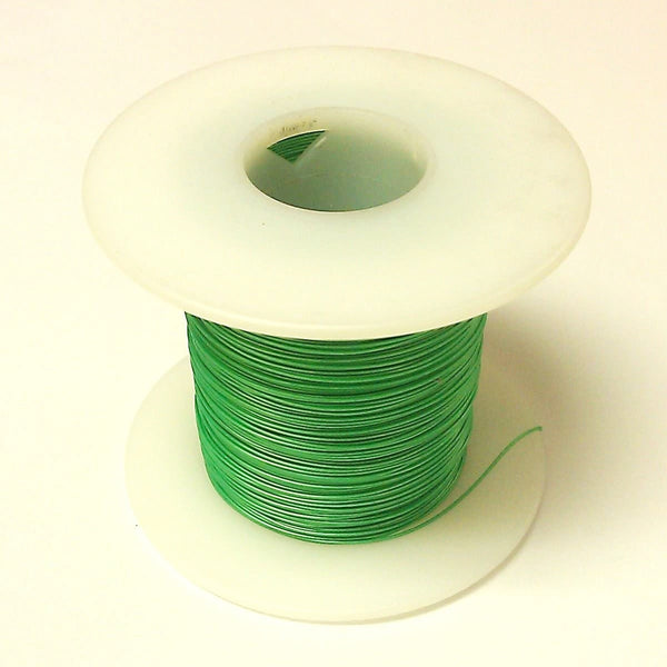 500' Page 24AWG GREEN KYNAR Insulated Wire Wrap Wire 500 Foot Roll ~ Made In USA