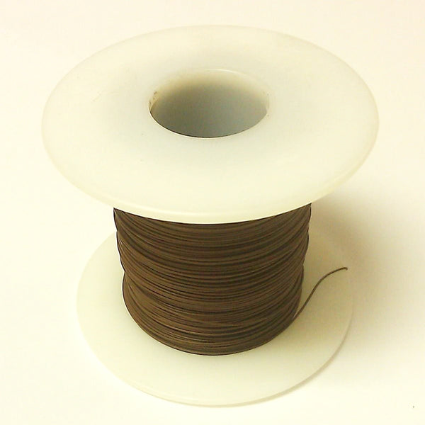 500' Page 28AWG BROWN KYNAR Insulated Wire Wrap Wire 500 Foot Roll ~ Made In USA