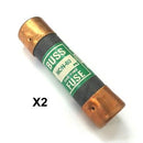 Lot of 2 Bussmann NON60, 60A @ 250V AC, 125V DC Volt General Purpose Fuse - MarVac Electronics