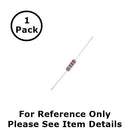 NTE 2W543 4.3M Ohm (4.3 Meg Ohms), 2 Watt, 2% Flame Retardant Resistor ~ 1 Pack