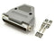 DB 37 Pin Male D-Sub Cable Mount Connector w/ Plastic Cover & Hardware DB37