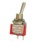 30-10007, Philmore SPST ON-OFF Mini Toggle Switch 5A@120V/28V DC