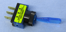 Philmore 30-12153 SPST ON-OFF Blue Lit Wedge Handle Toggle Switch 20A@12-14V DC
