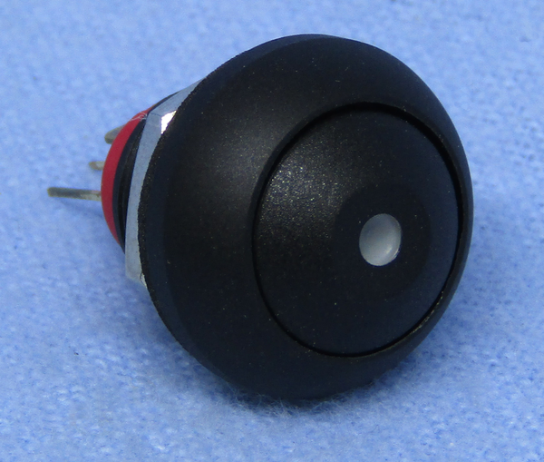 Philmore 30-12642 SPST OFF-(ON) Momentary Green LED Push Button Switch IP67
