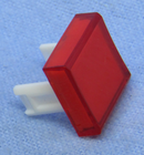Philmore 30-14537 Red Lens for 0.60" Square Lighted Push Button Switches