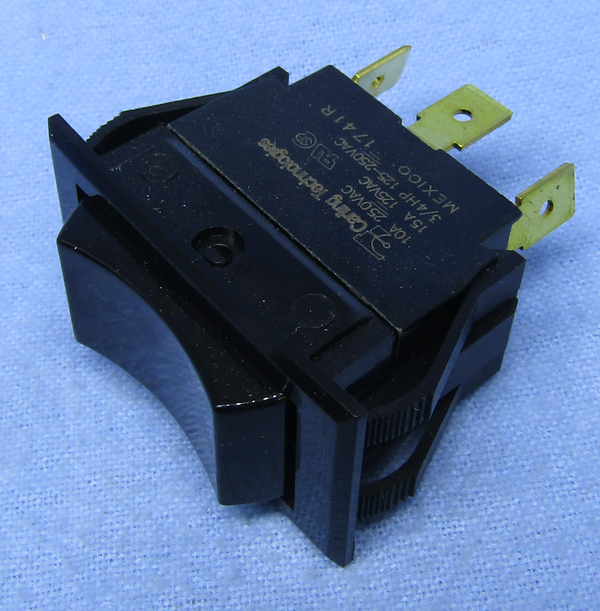 Philmore 30-16620 SPDT ON-OFF-ON Maintained Heavy Duty Rocker Switch 15A@125V AC