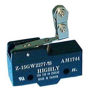 Philmore 30-1744 SPDT ON-(ON) Short Roller Lever, Heavy Duty Snap Action Switch