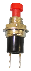 30-2289, Philmore SPST OFF-(ON) Momentary Red Push Button Switch 1A @ 125V AC 2PK
