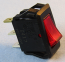 Philmore 30-395 SPST ON-OFF, 110V Lighted Red Rocker Switch 15A @ 125V AC