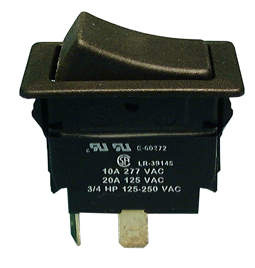 Philmore 30-600 SPST OFF-ON Maintained, Heavy Duty Rocker Switch ~ 20A@125V AC