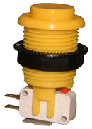 Philmore 30-785 Arcade Video Game Button with Momentary Switch - YELLOW