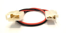 32-2020-250, 2 Pin 18AWG Male to Female 0.250" Flat Pin Wire Harness 12" Length