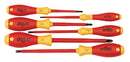 32092, Wiha 6 Piece Insulated SoftFinish Screwdriver Set - Slotted, Phillips