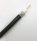 25' Belden 9116 75 Ohm RG6 100% Braid & Foil Shield Coax Cable Black