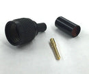 Mini UHF Male RG-58A/U 3 Pieces Black MU7246 - MarVac Electronics